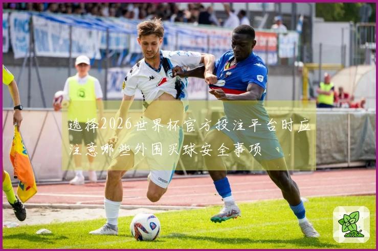 选择2026世界杯官方投注平台时应注意哪些外围买球安全事项